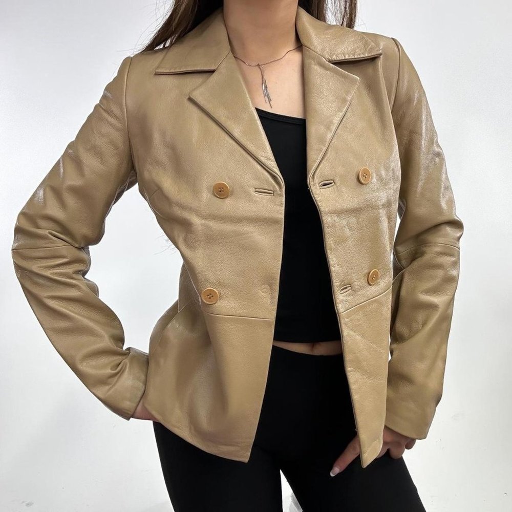 RARE Label Vintage tan jacket blazer